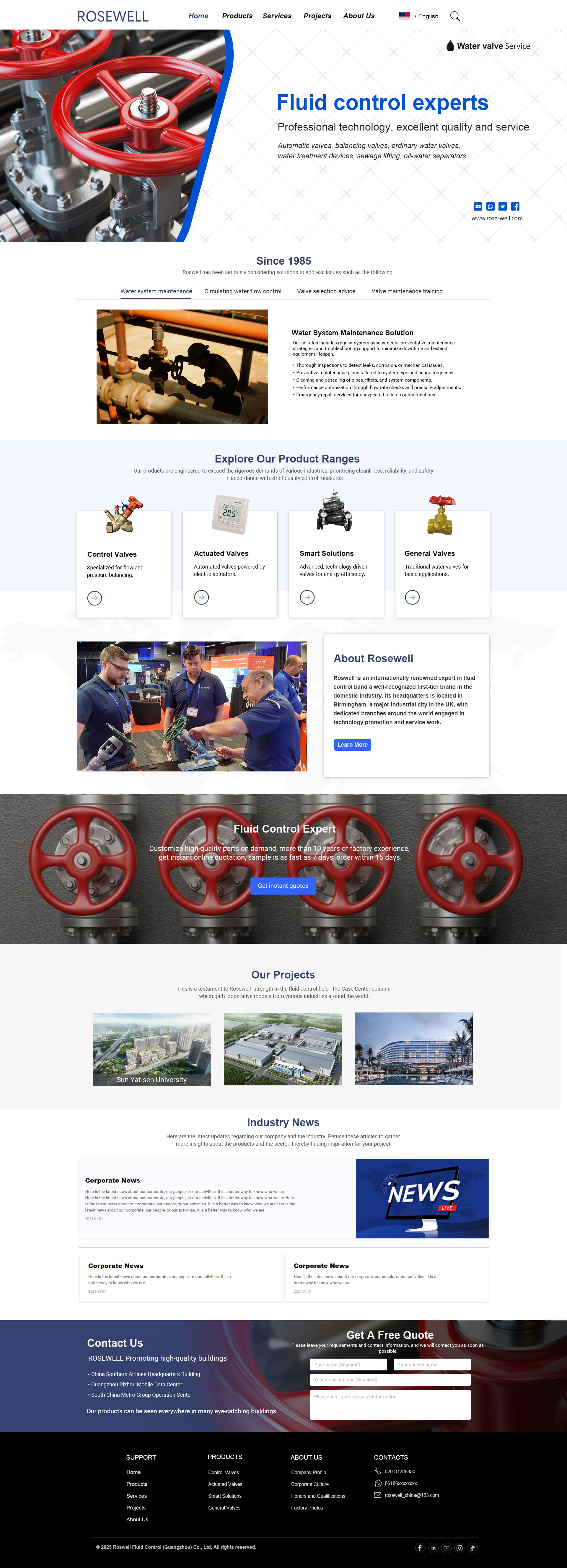 罗斯韦尔公司官网设计